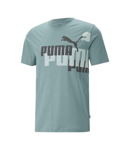T-shirt Bleu Homme Puma Power