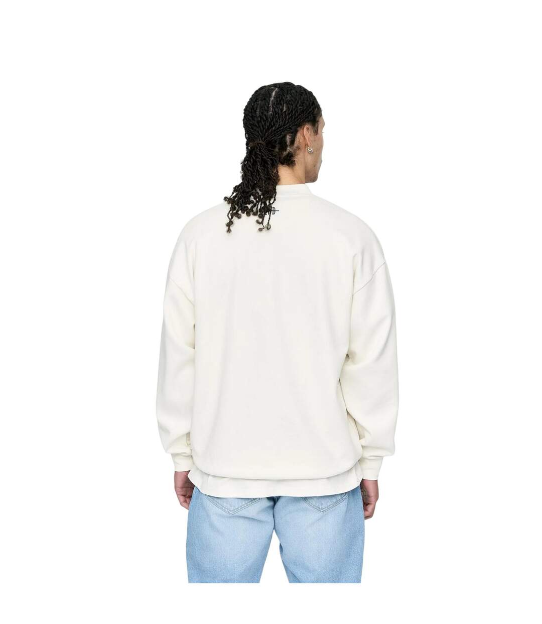 Mens Studio Snake Eyes Crew Neck Sweatshirt White Kings Will Dream-3