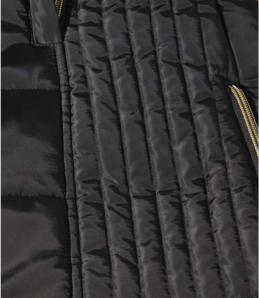 Prošívaná bunda do arktické zimy s kapucí lemovanou odepínací umělou kožešinou  Atlas For Men