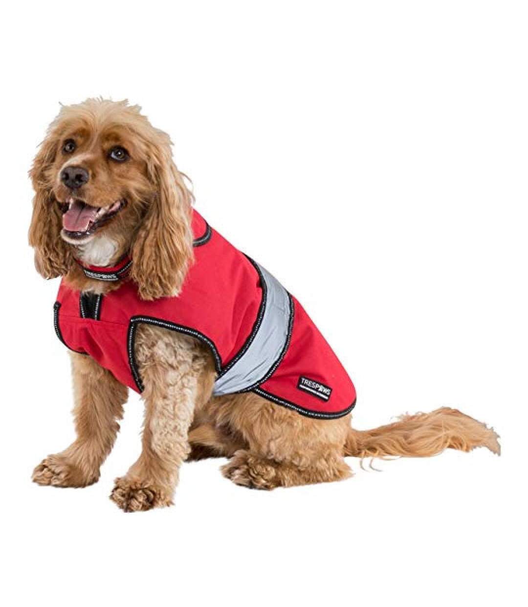 Duke weatherproof dog jacket with removable inner fleece xxs red Trespass-1