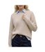 Pull beige femme vero moda gold lux-1