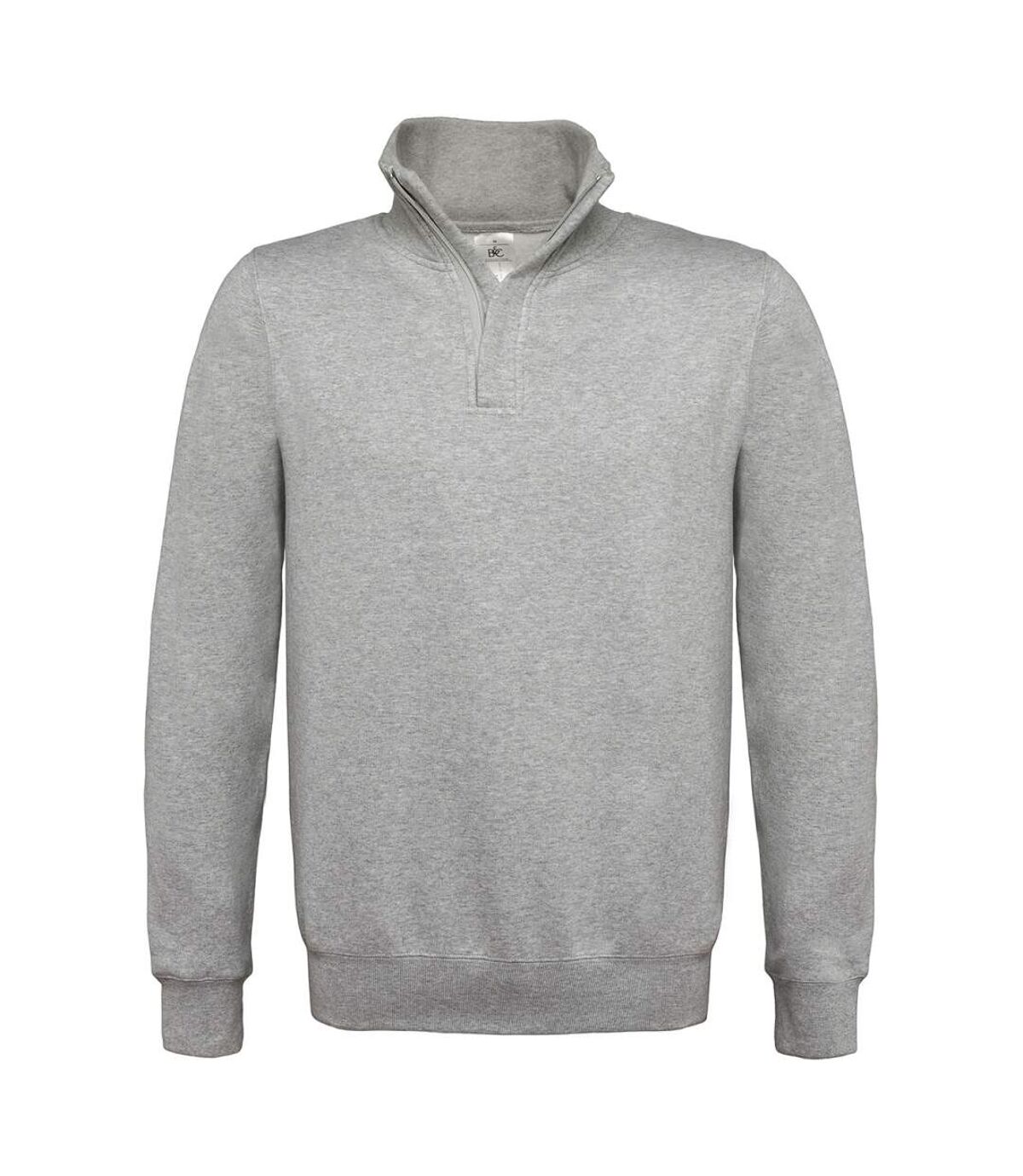 Sweat-shirt col zippé - homme - WUI22 - gris