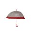 Dome stick umbrella one size clear/red Mountain Warehouse