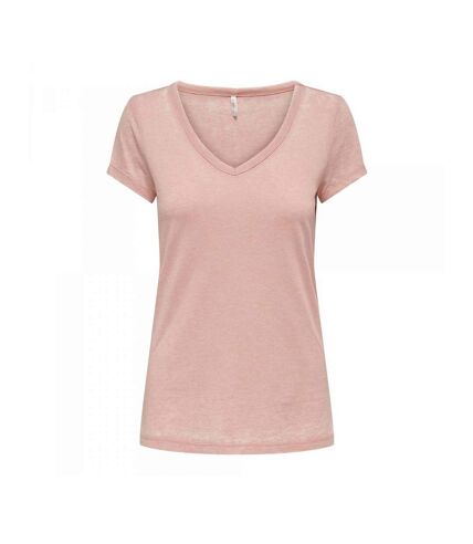 T-shirt Rose Femme Only Wrongly