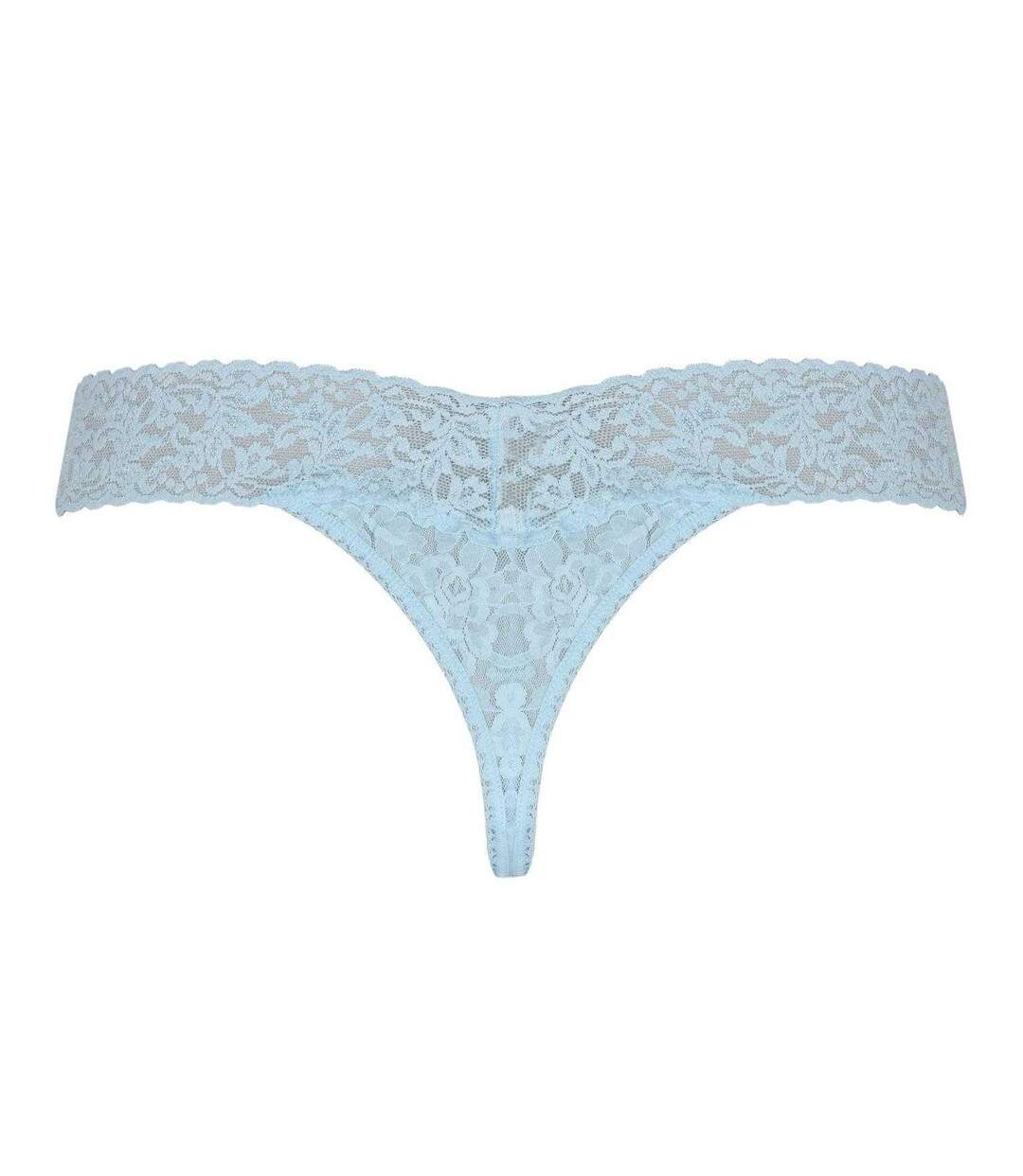 Womens/ladies Mid Rise Thong Celestial Blue Hanky Panky-2