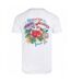 Mens crabby shack back print t-shirt white Weird Fish-2