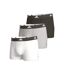 ADIDAS Lot de 3 Boxers Homme Coton ACTIVE FLEX3 Blanc Gris Noir-1