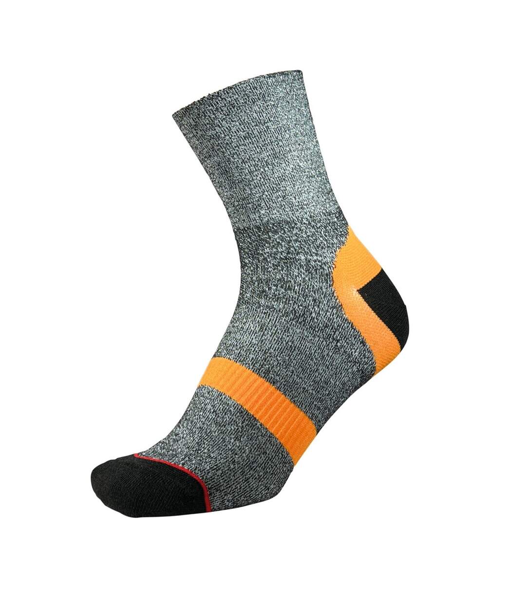 Socquettes Approach Homme Anthracite Orange 1000 Mile-1