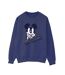 Disney Sweat-shirt japonais Mickey Mouse Femme/Ladies (Bleu marine) - UTBI28598-1