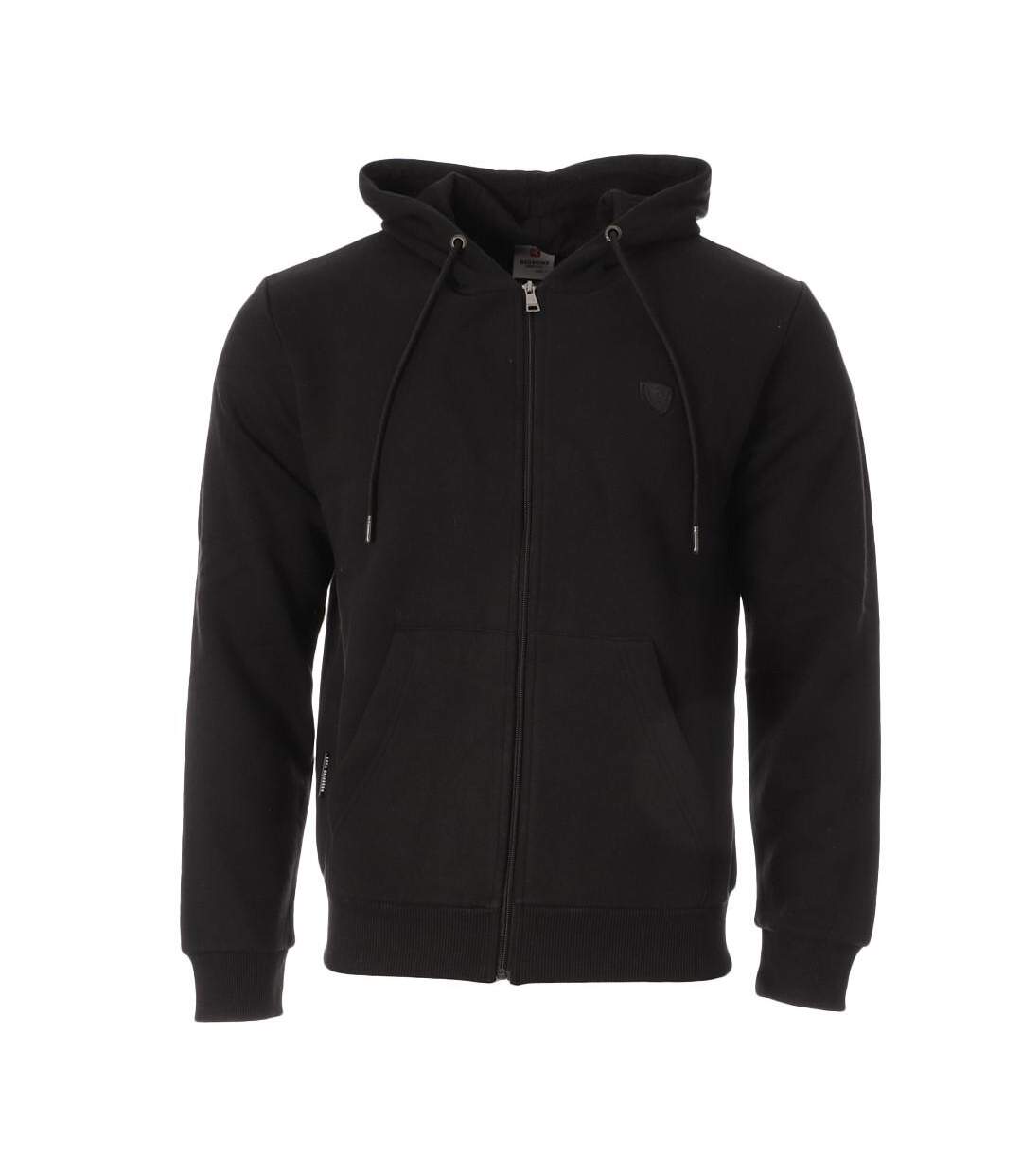 Sweat zippée noir homme redskins loyal - xxl-1