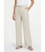 Pantalon tailleur rayé aspect irrégulier-1