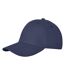 Casquette davis adulte bleu marine Elevate