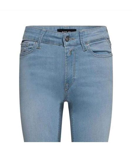 Womens/ladies Luz Skinny Jeans Light Blue Replay