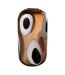 Vase Design en Verre Izzy 32cm Marron-1