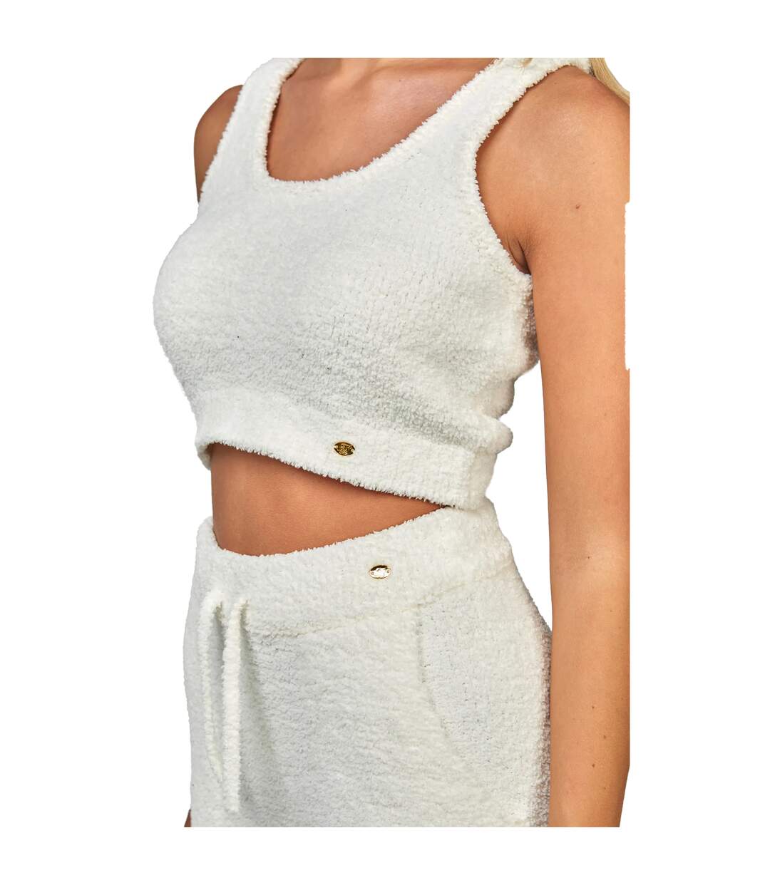 Womens/ladies Lounge Bralette Ecru SikSilk-4