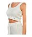 Womens/ladies Lounge Bralette Ecru SikSilk-4