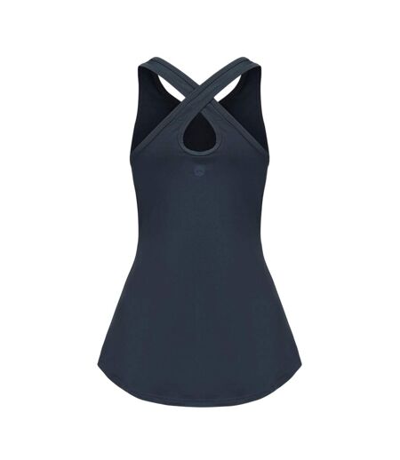 Womens/ladies Sleeveless Vest Top Midnight Navy Slazenger