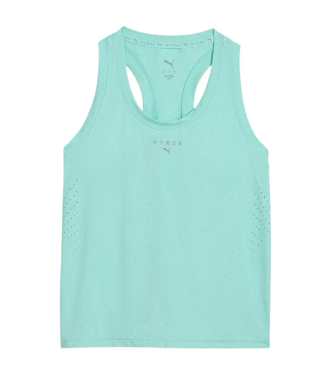 Womens/ladies Hyrox Performance Tank Top Mint Puma-2
