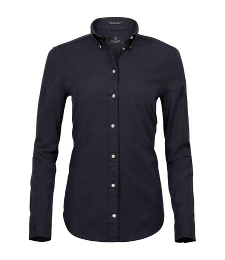 Tee Jays Womens/Ladies Perfect Oxford Shirt (Black) - UTBC5434
