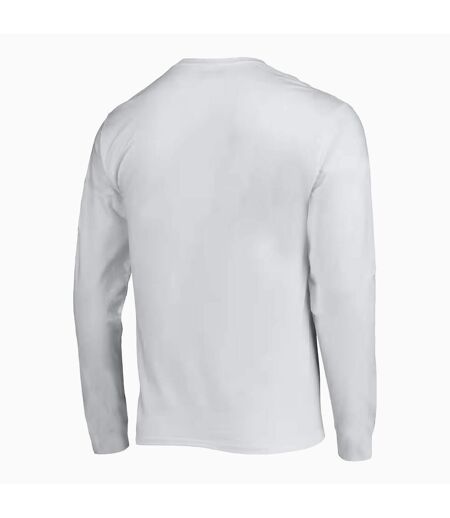 Russell Mens Classic Long-Sleeved T-Shirt (White)