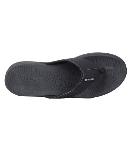 Tongs fader homme noir Animal