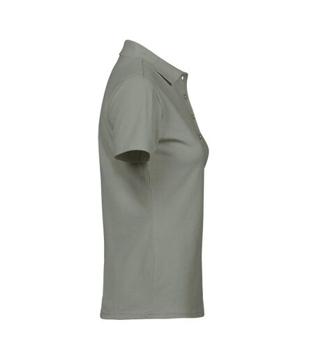 Polo Femme Vert De Gris Tee Jays