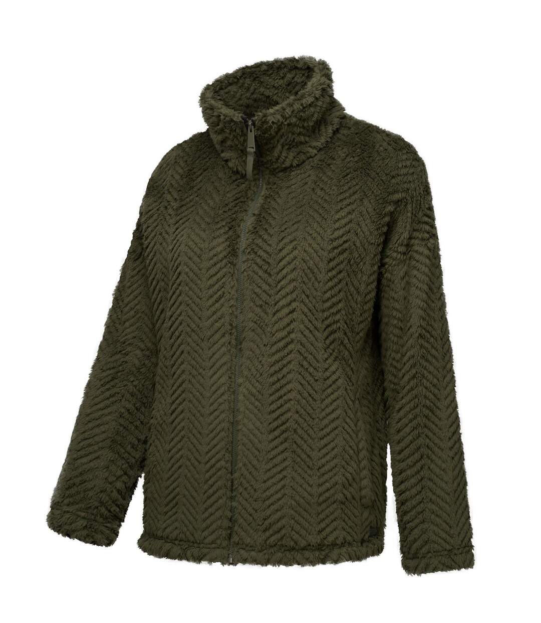 Veste Polaire Ayana Femme Kaki Foncé Regatta-4