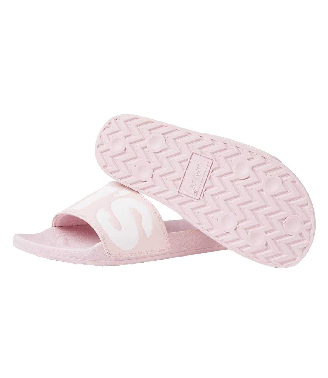 Mens June Sliders Light Pink Levis-4