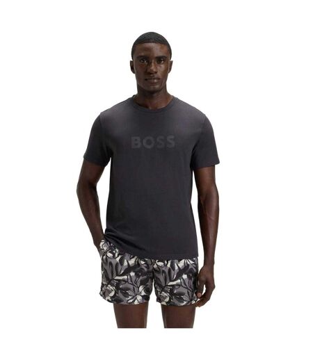 Mens Hbw Logo T-shirt Dark Grey Boss