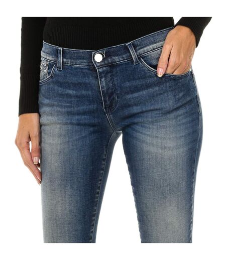 Women's 6X5J23-5D0FZ Long Jeans