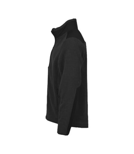Mens Mountain Fleece Jacket Black Tee Jays