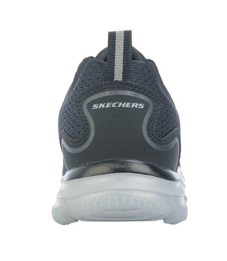 Mens track ripkent trainers black Skechers