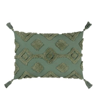 Furn Dharma Tufted Throw Pillow Cover (Eucalyptus) (35cm x 50cm) - UTRV3092