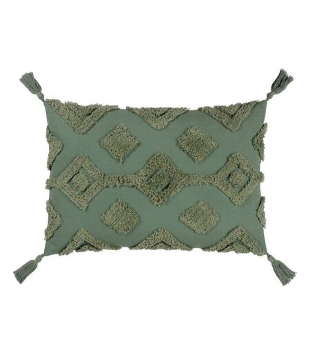 Dharma tufted cushion cover 35cm x 50cm eucalyptus Furn