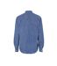 Mens Denim Slim Shirt Blue Cottover-2