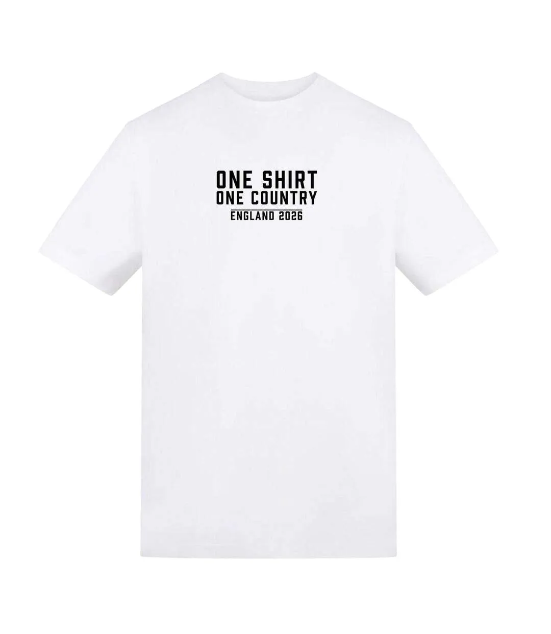 T-shirt Motif/style Angleterre One Shirt One Country Homme Blanc AWD-1