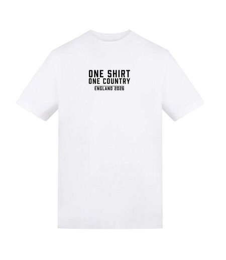 T-shirt Motif/style Angleterre One Shirt One Country Homme Blanc AWD
