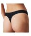 Lot de 3 Strings Rose/Noir Femme Calvin Klein Jeans Thong - L