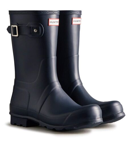 Hunter Mens Original Mid Calf Galoshes (Navy) - UTFS10745