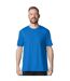 T-shirt Uni Manches Courtes Softstyle Homme Bleu Roi Gildan-4