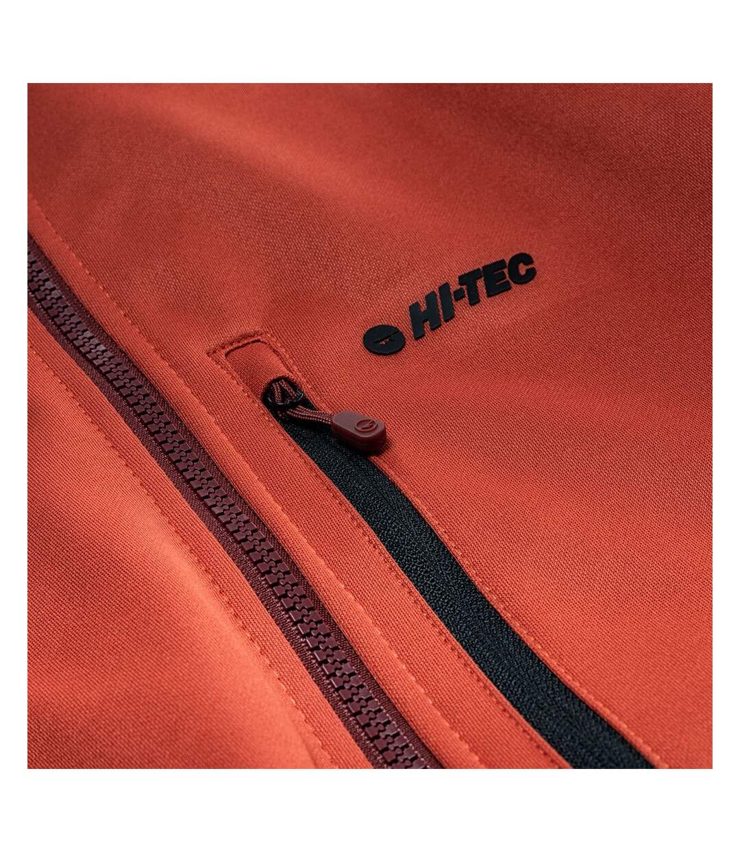 Veste À Capuche Camil Homme Rouge Brique Thé Rooibos Hi-Tec-4