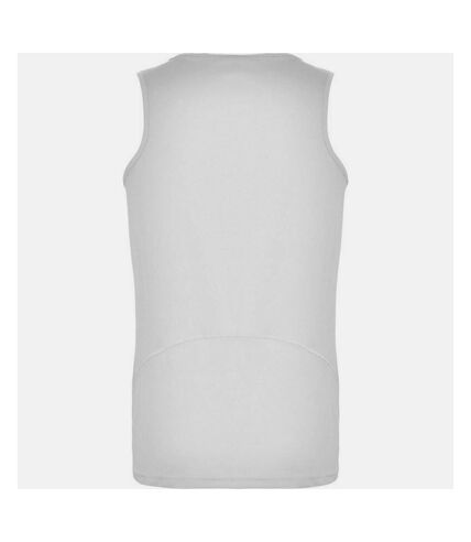 Mens andre sports vest top white Roly