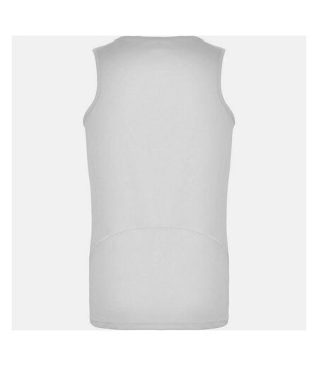 Mens andre sports vest top white Roly