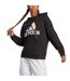 Sweat À Capuche Essentials Femme Noir Adidas-1
