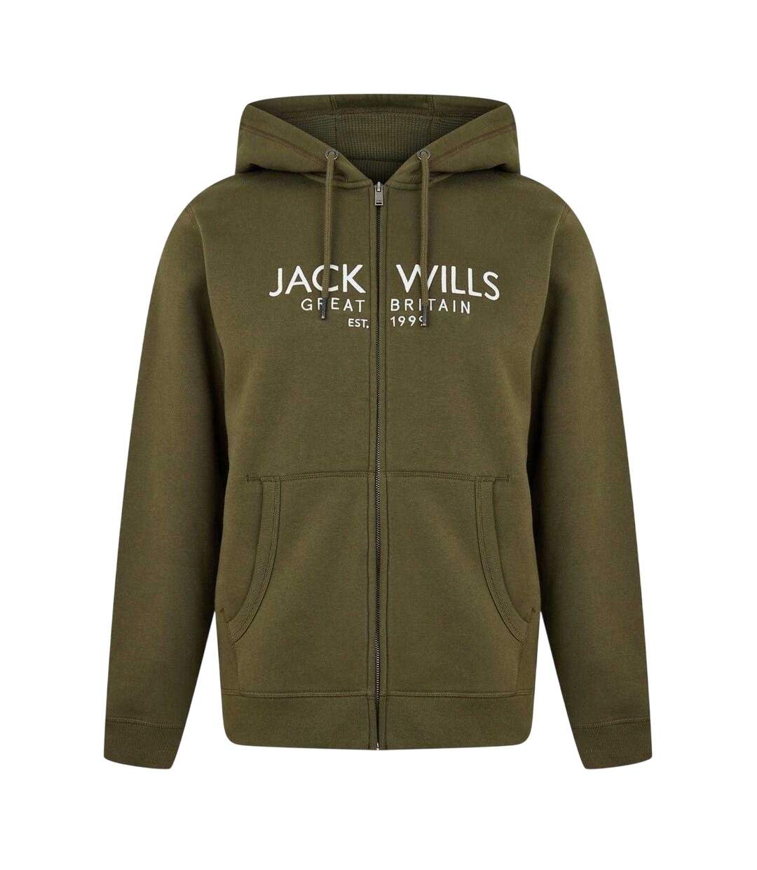 Mens Pinebrook Graphic Full Zip Hoodie Leaf Jack Wills-2
