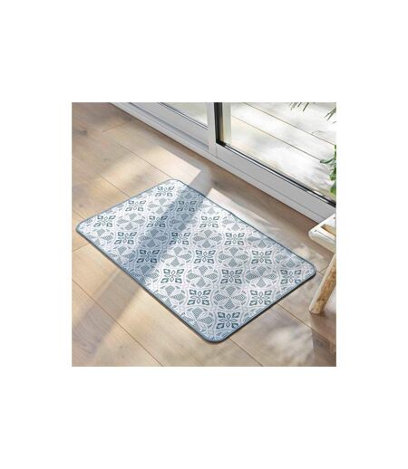 Tapis Déco Imprimé Joan 45x75cm Bleu