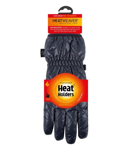 Heat Holders Womens Bryce Quilted Waterproof Wind Resistant Gloves - M/L