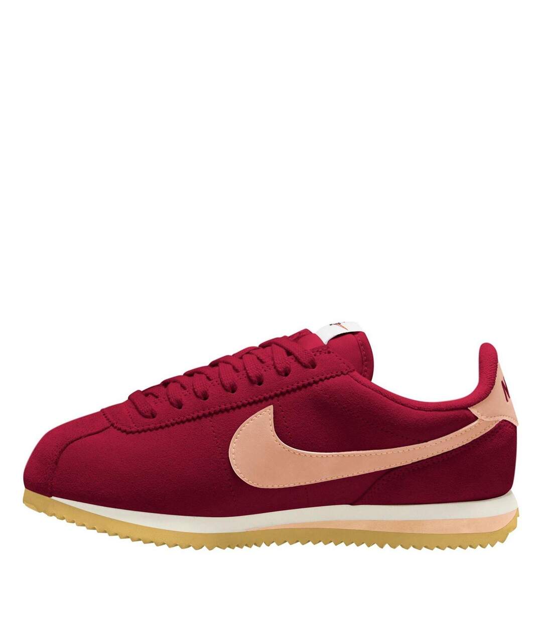 Baskets Cortez Femme Bordeaux Rose Nike-2