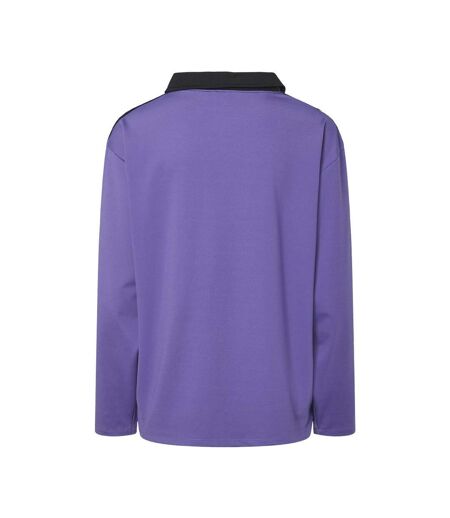 Polo violet/noir femme pieces feng