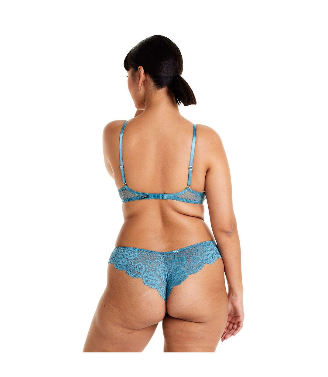 Soutien-gorge ampliforme coque moulée bleu Voltige-4